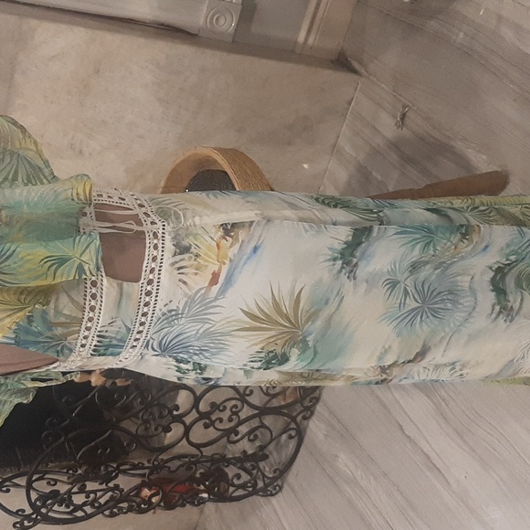 Guess long chiffon ruffled dress - Picture 6 of 8